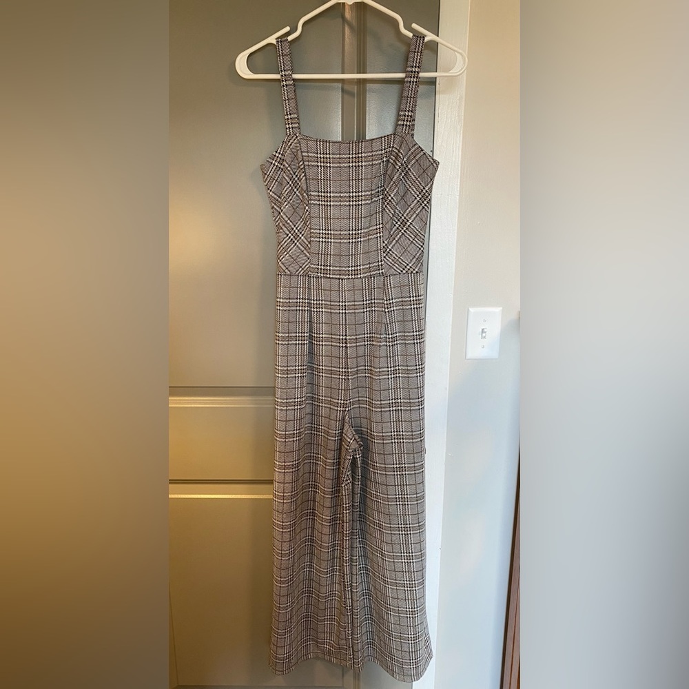 Plaid jumpsuit
